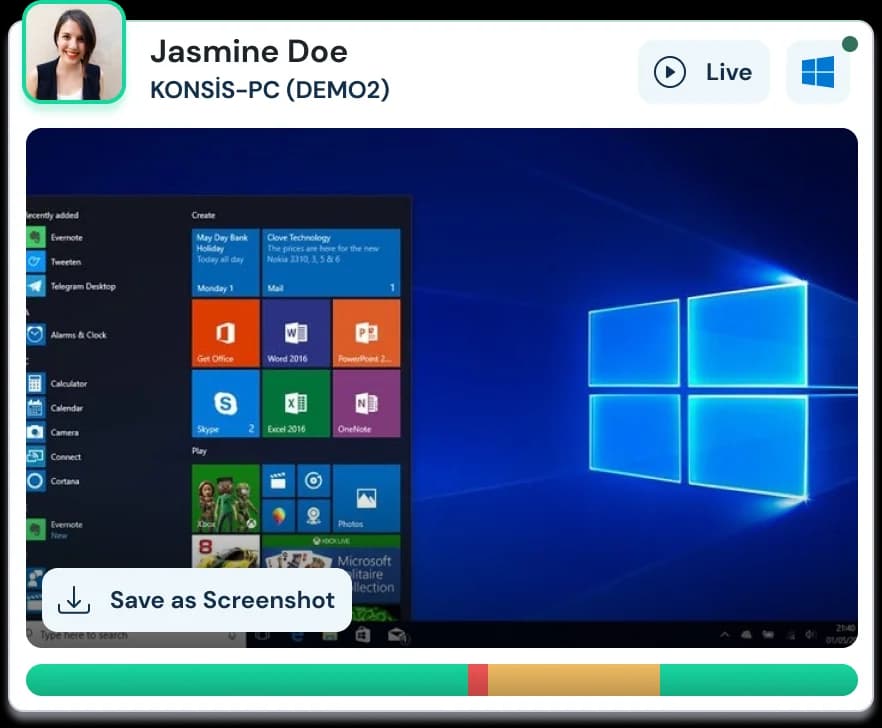 Action Related Screenshots